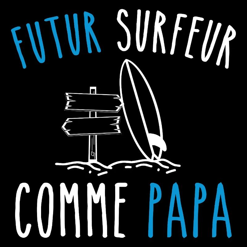 Future surfer like dad