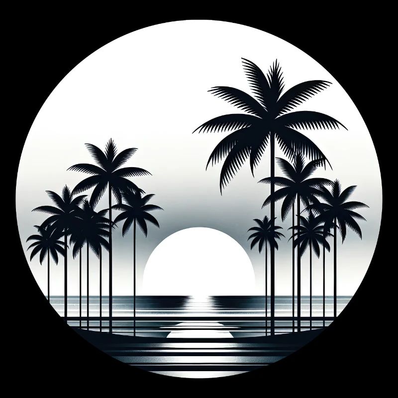 Serene Tropics Dusk