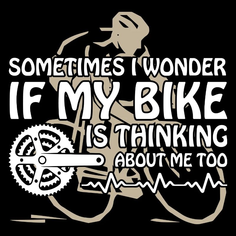 Je me demande si mon vélo pense à moi à vélo
