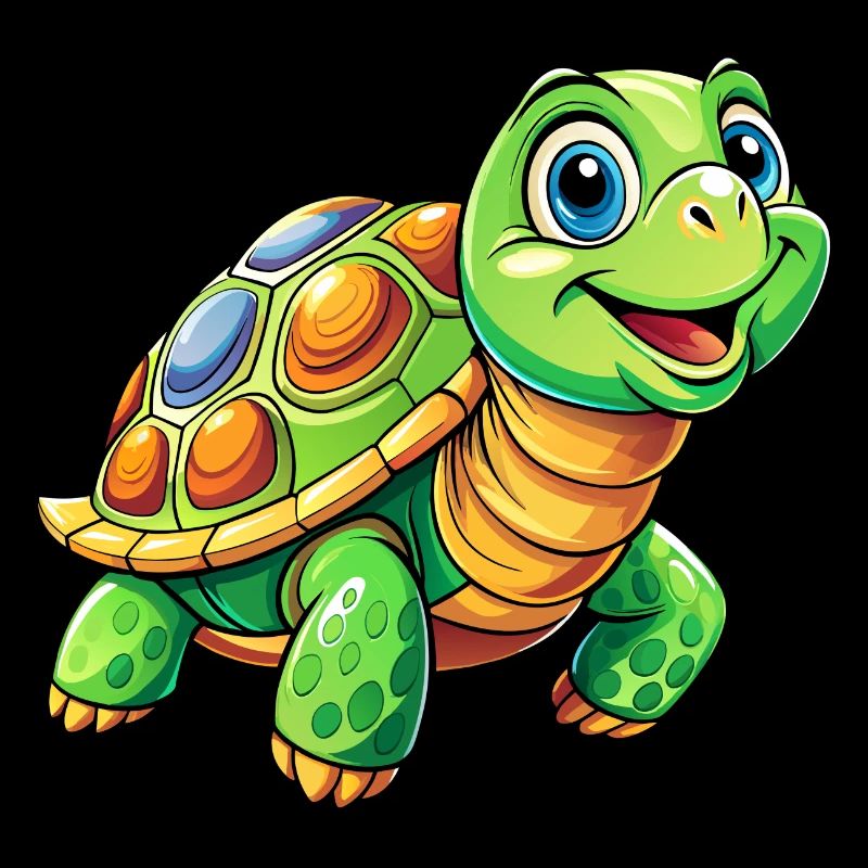 Mega süße Schildkröte