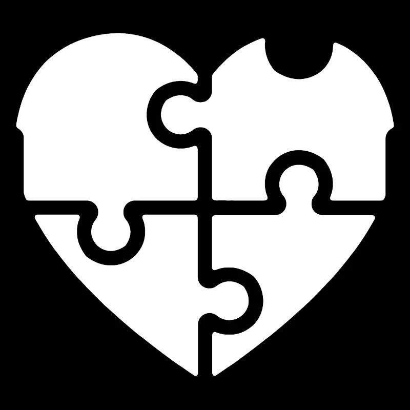 Puzzle der Liebe - Herz