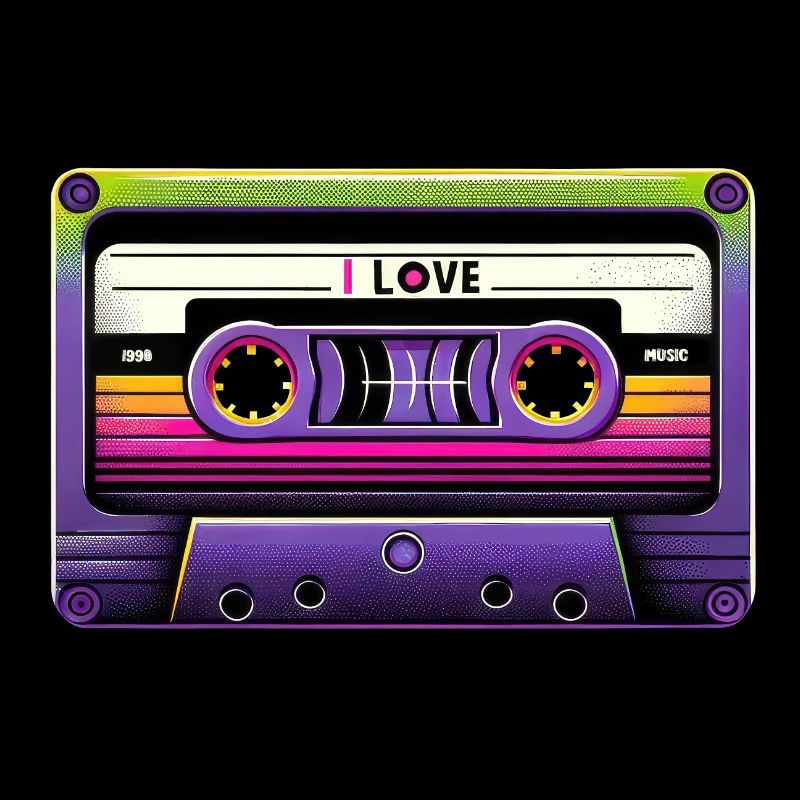 Neon Retro Mixtape