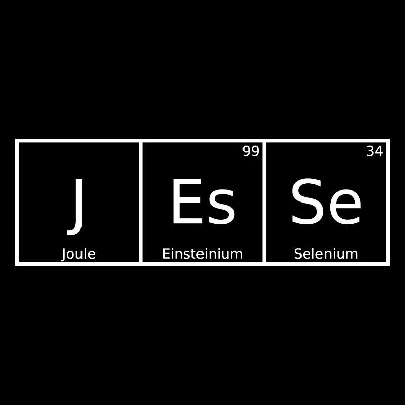 Jesse Nom Prénom Chimie Tableau périodique Éléments