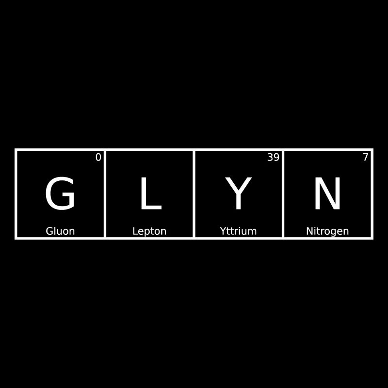 Glyn Name First Name Chemistry Periodic Table Elements