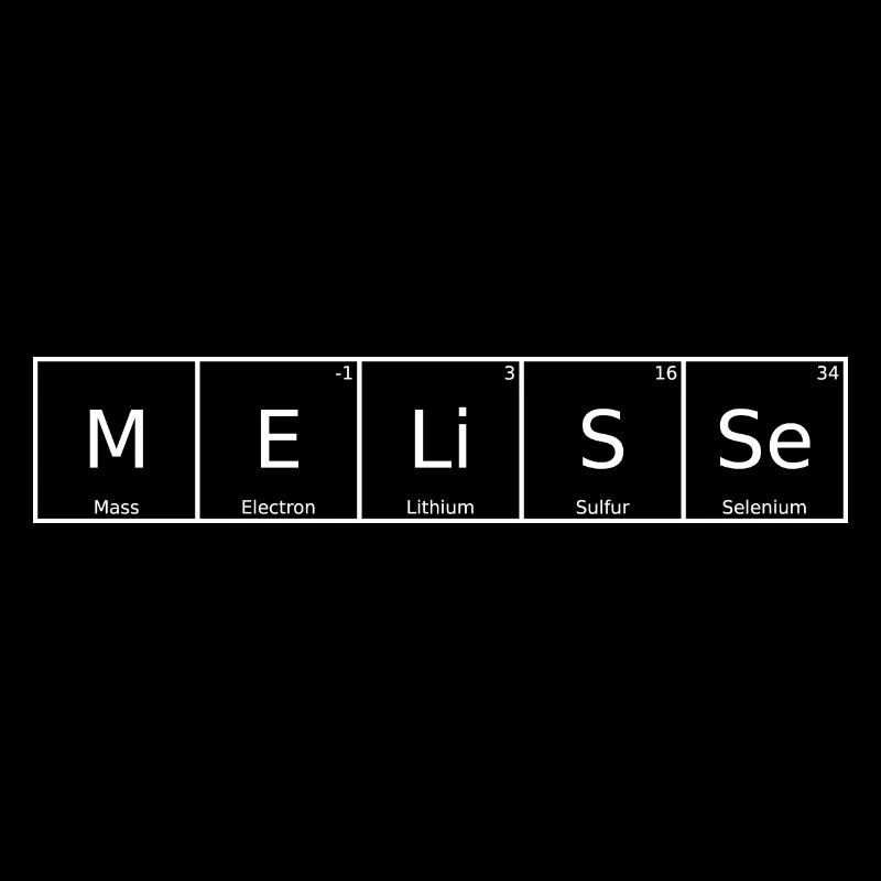 Melissa Name First Name Chemistry Periodic Table Element