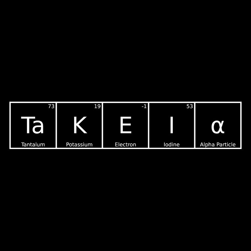 Takeia Name First Name Chemistry Periodic Table Elements