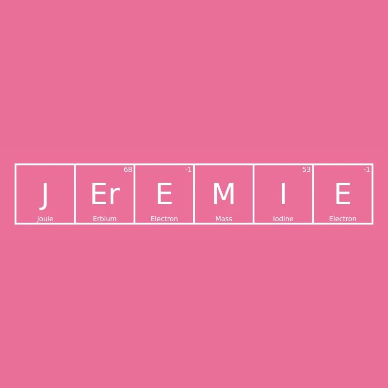 Jeremie Name First Name Chemistry Periodic Table Element