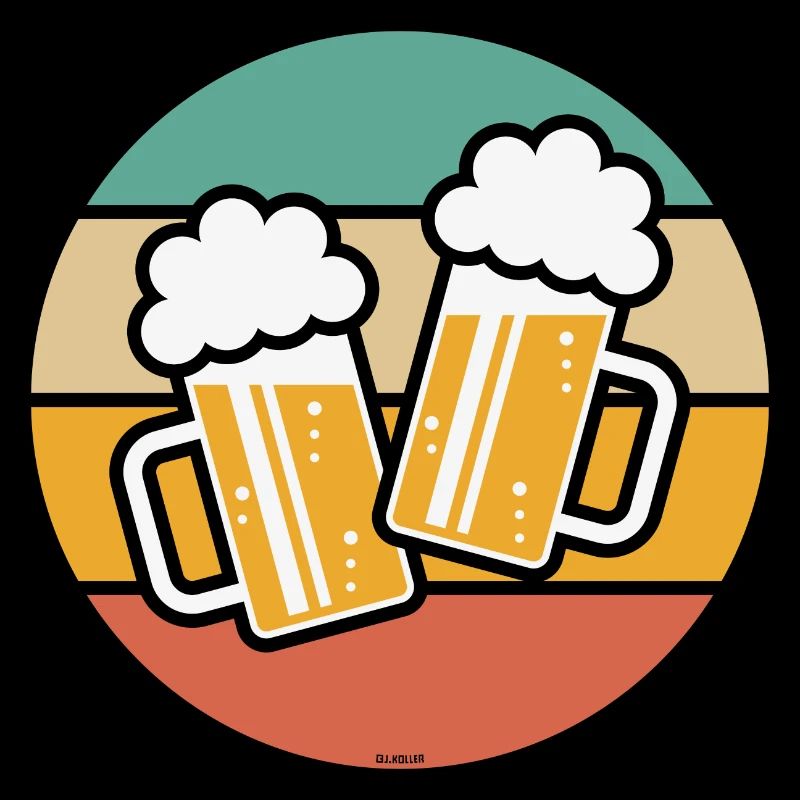 2 Toasting Beer Steins For A Cheer! (Sun / 5C)