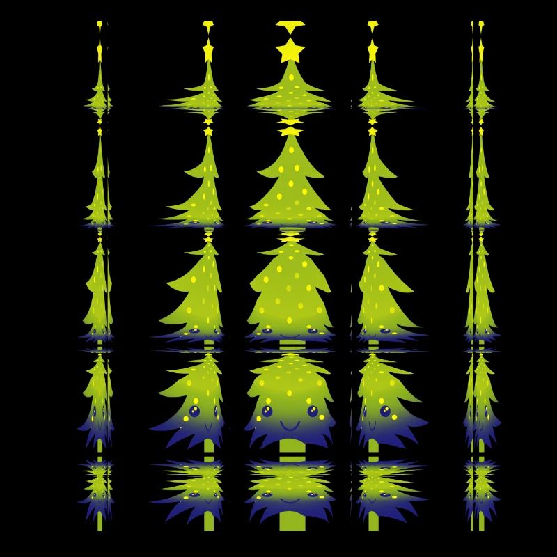 Sapin de Noël coloré Sapin de Noël