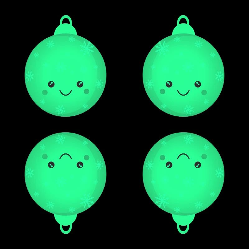 Belles boules de Noël boules d’arbre de Noël