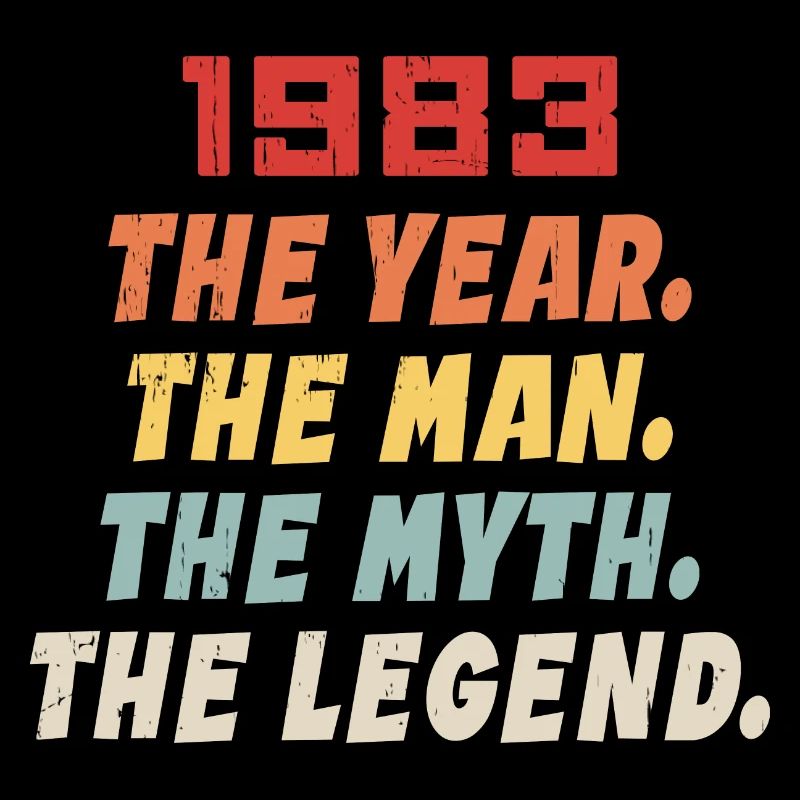 1983 Geburtstagsgeschenk, The Legends Born 1983