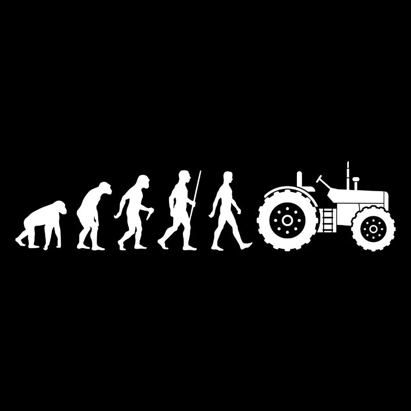 Traktor Evolution Landwirt Bauer