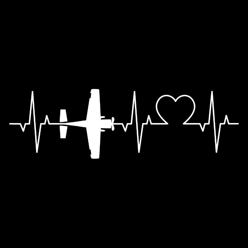 Plane Heartbeat Pilot ECG Flyer