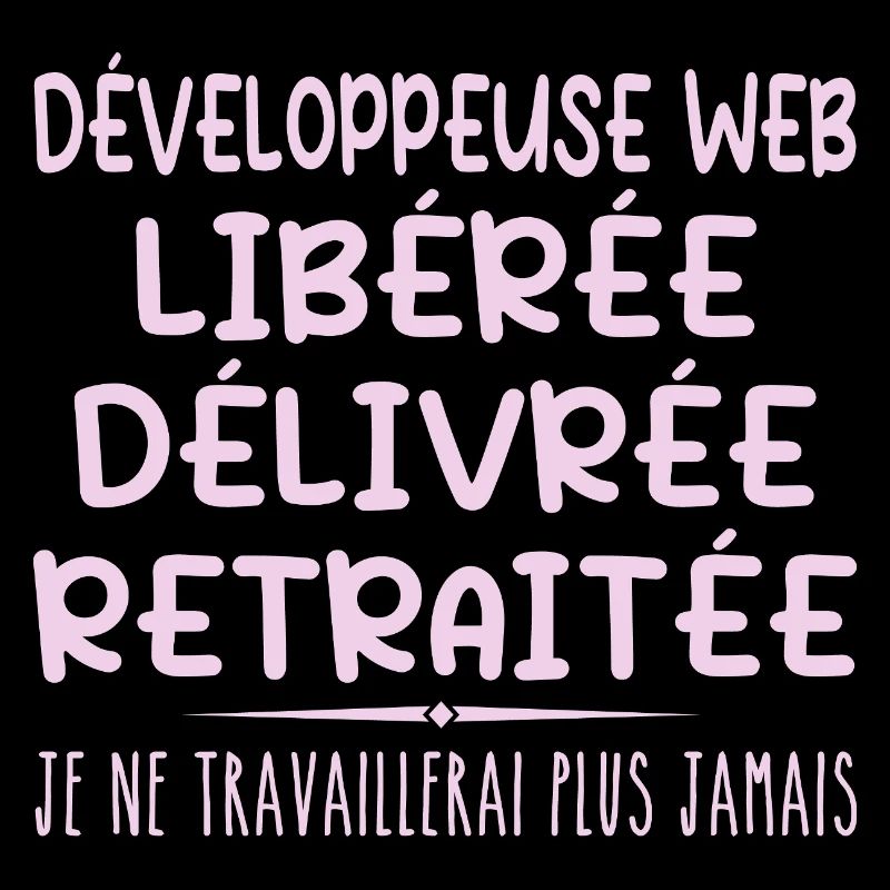 Développeuse web célèbre sa retraite avec humour