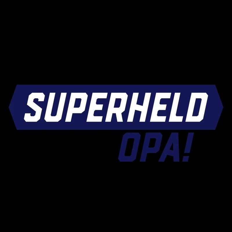 Superheld ohne Umhang Opa