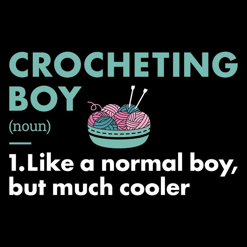 Crocheter Boy Definition Crocheting