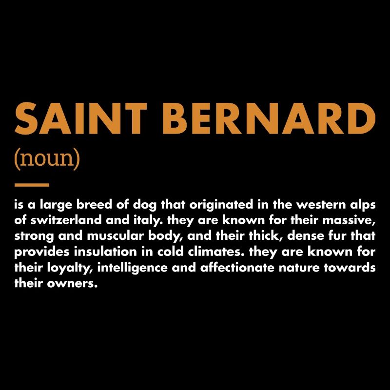 Saint Bernard Definition