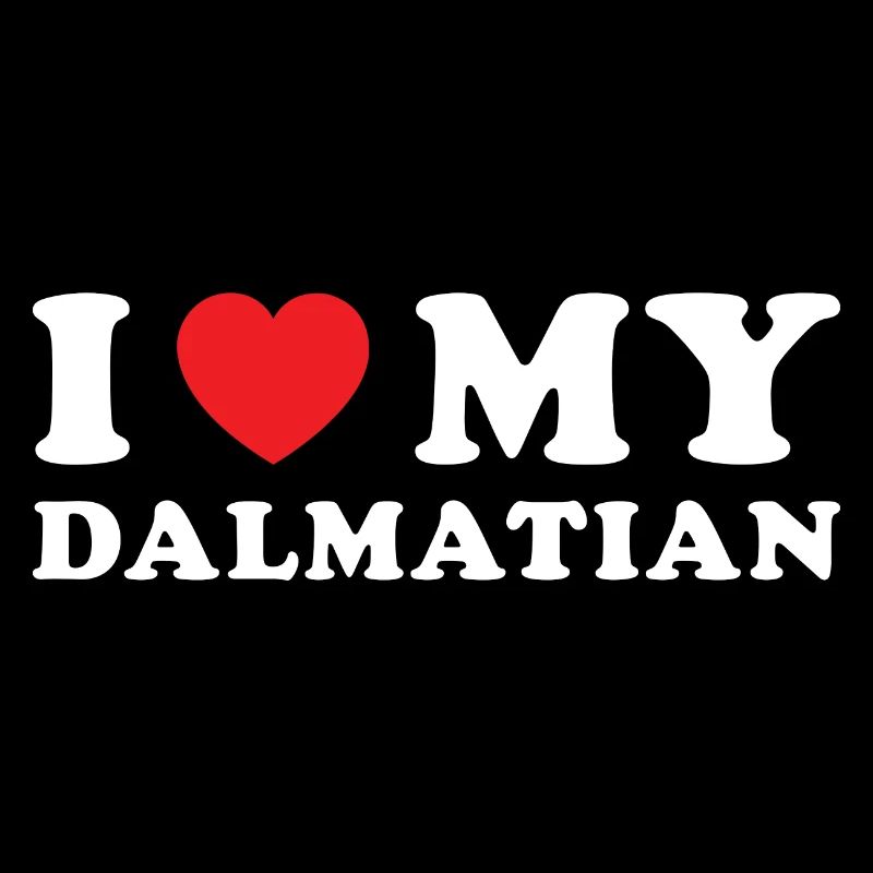 J’aime mon dalmatien