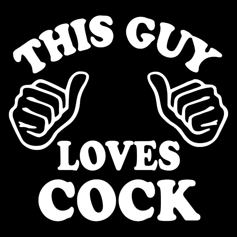 This guy loves cock