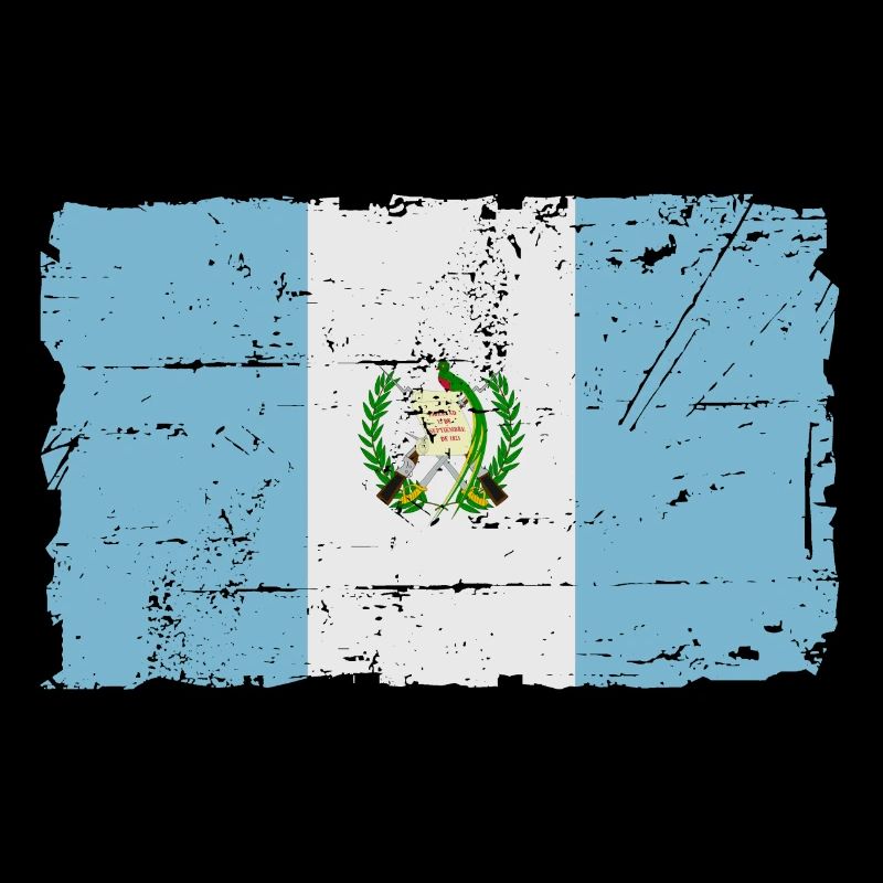 Drapeau du Guatemala - Drapeau du Guatemala - Look minable