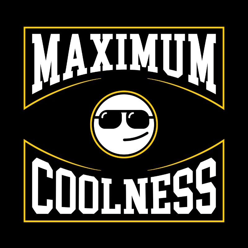 Maximum Coolness Retro Emoticon Design