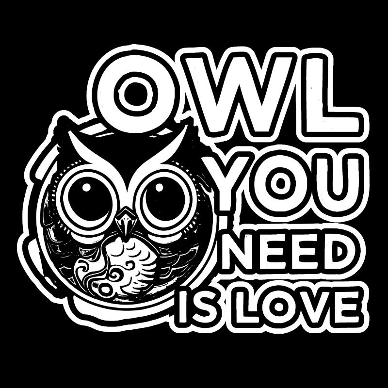 Liebe Witzig Funshirt Eule Eulen Vogel