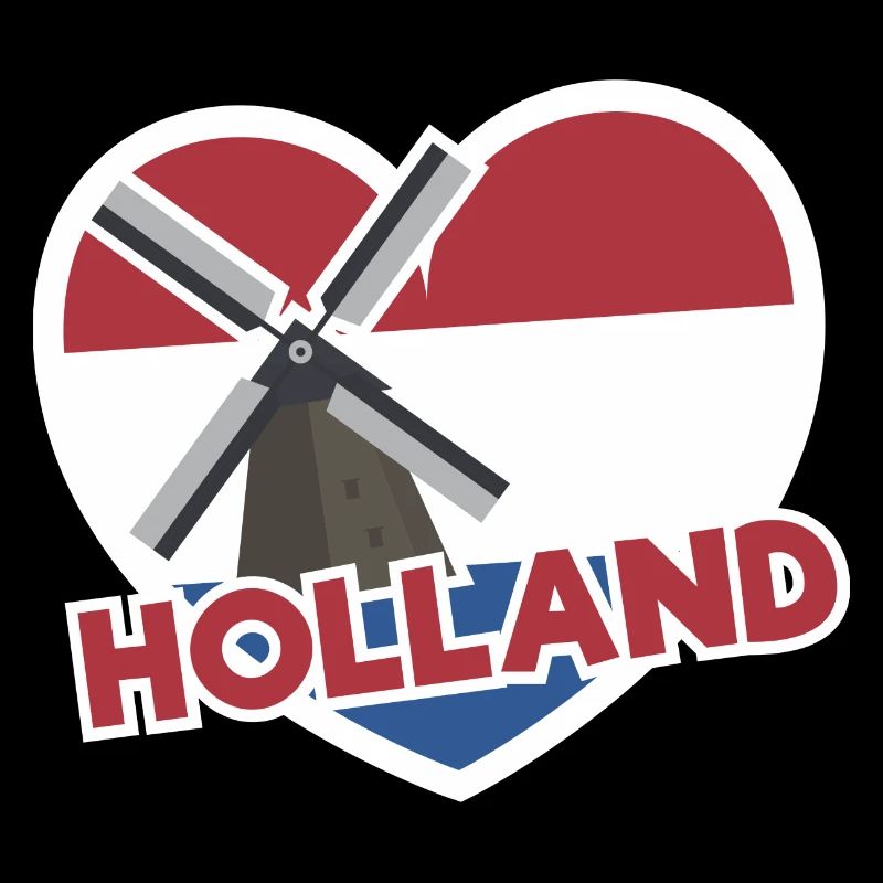 Graphique du drapeau de la Hollande