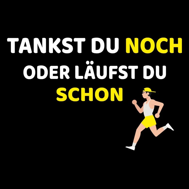 Tankst du noch oder läufst du schon witziges Sprit