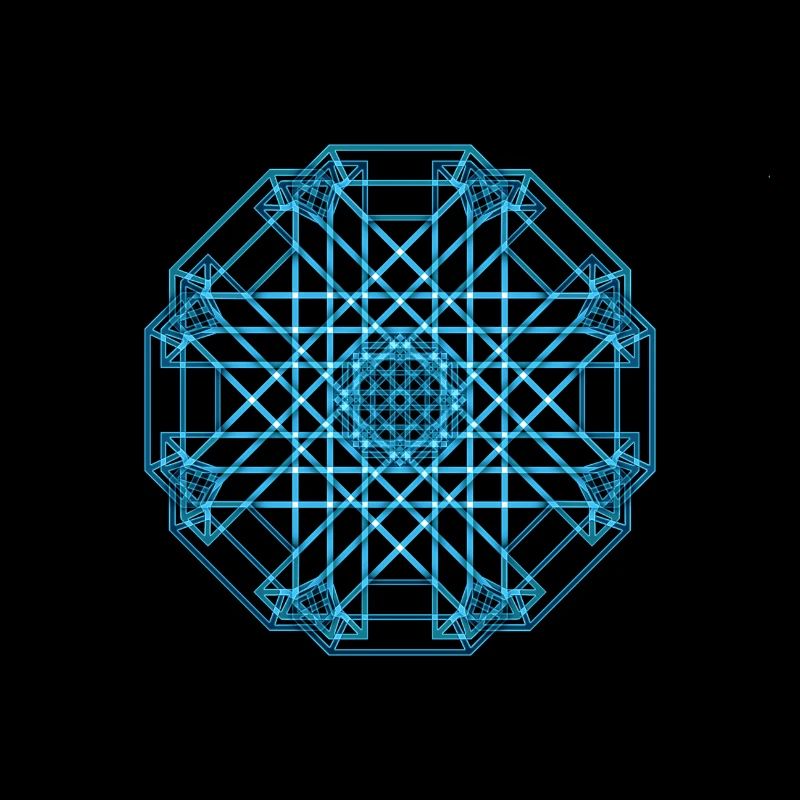 Celtic blue mandala