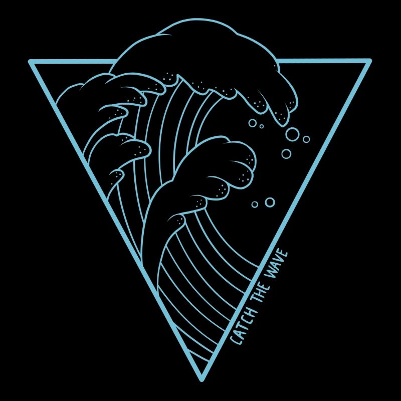 Catch the Wave (Blau)