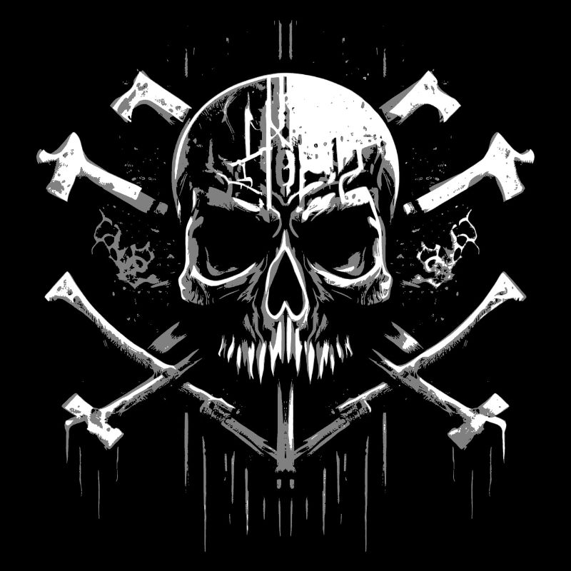 Logo de la rebelle du crâne
