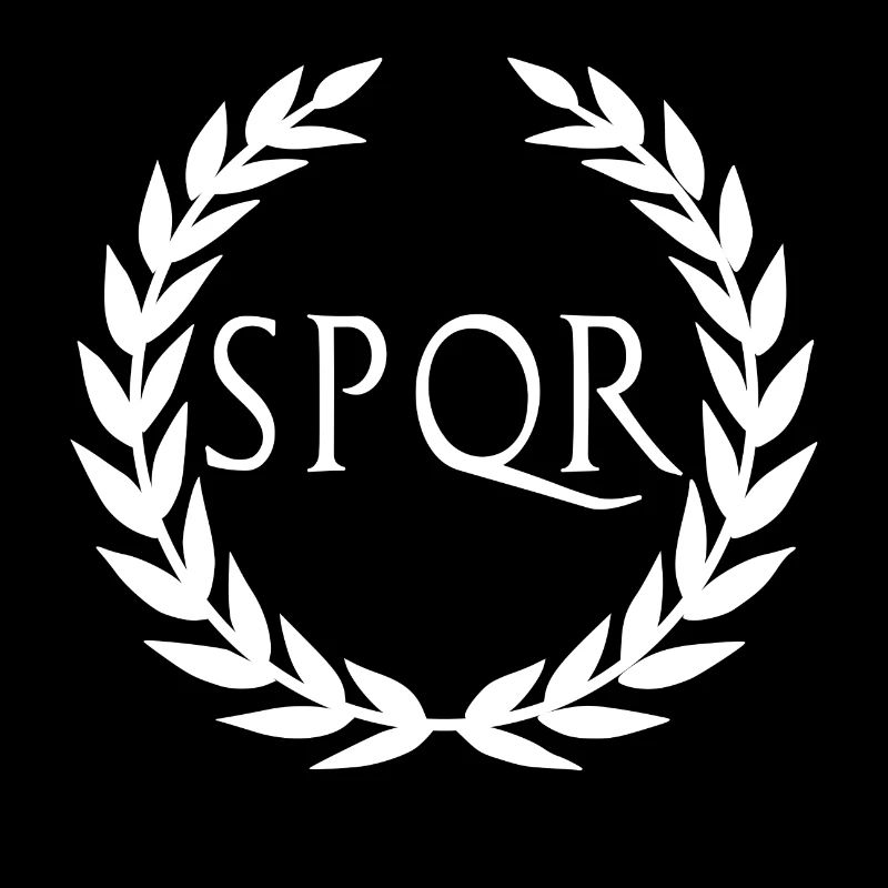 Roemer Rom Roemisch SPQR WEISS