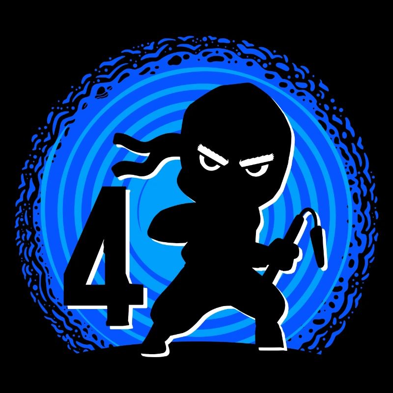 Ninja Anniversaire 4 ans Boy Ninjas Ninja