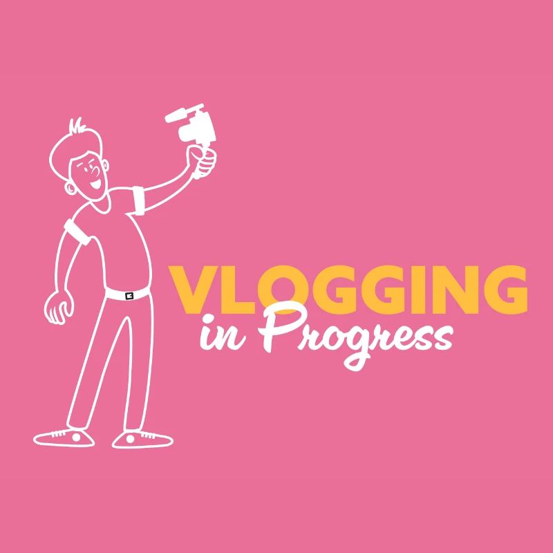 Vlogging in progress