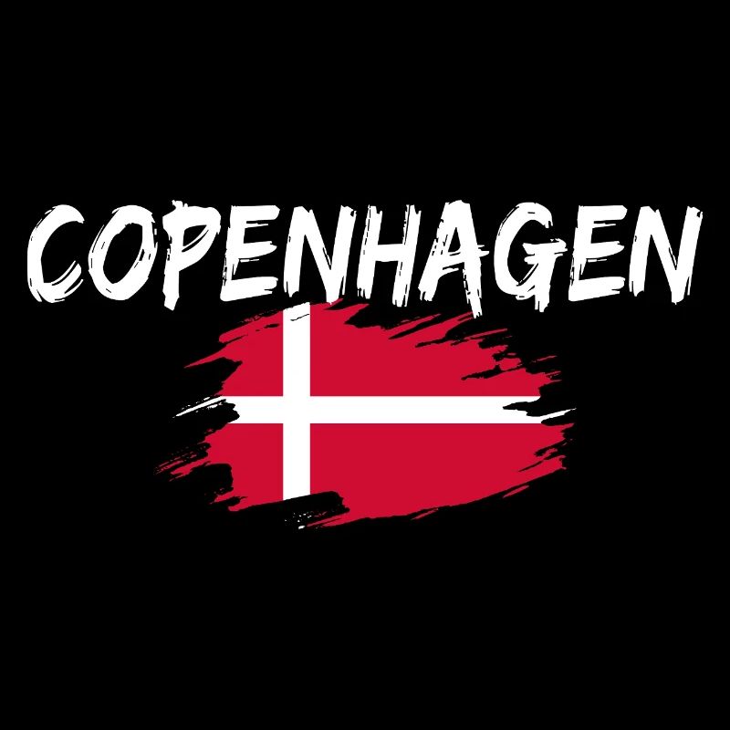 Copenaghen Danimarca Bandiera Copenaghen