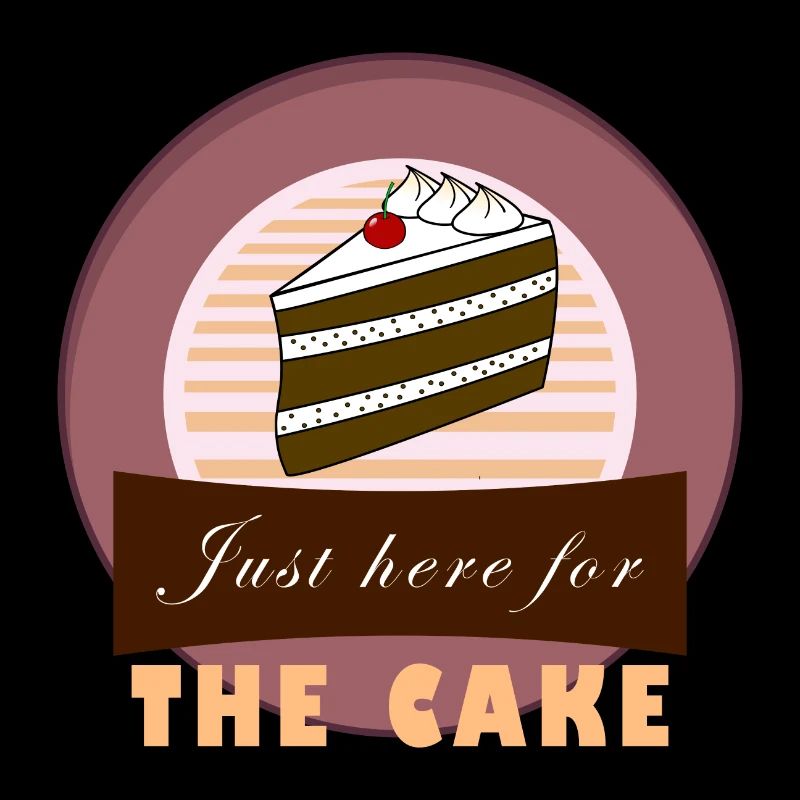 juste ici pour le gâteau
