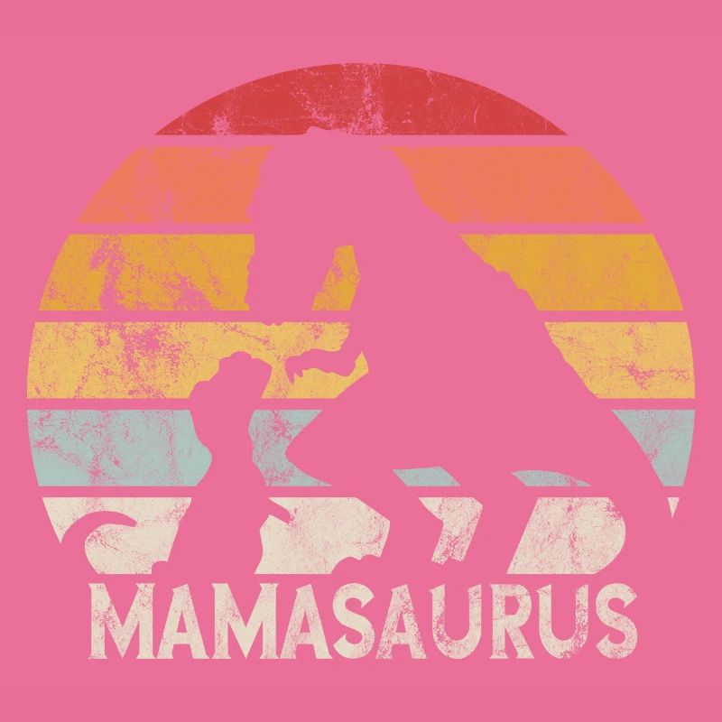 Retro Mamasaurus Mama Muttertagsgeschenk