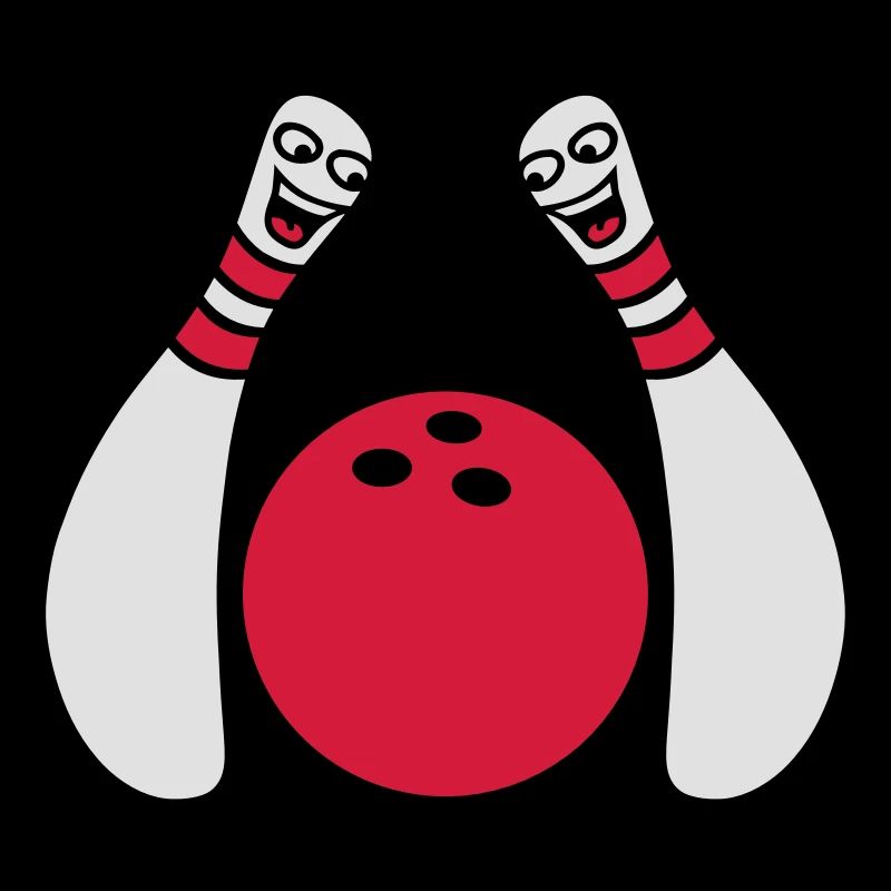 2 Cheeky Comic Bowling Pins