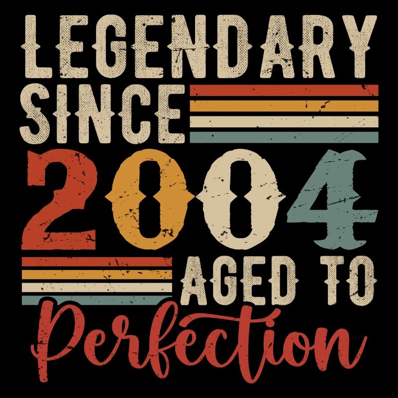 Legendary Since 2004 Birthday Gift 2004