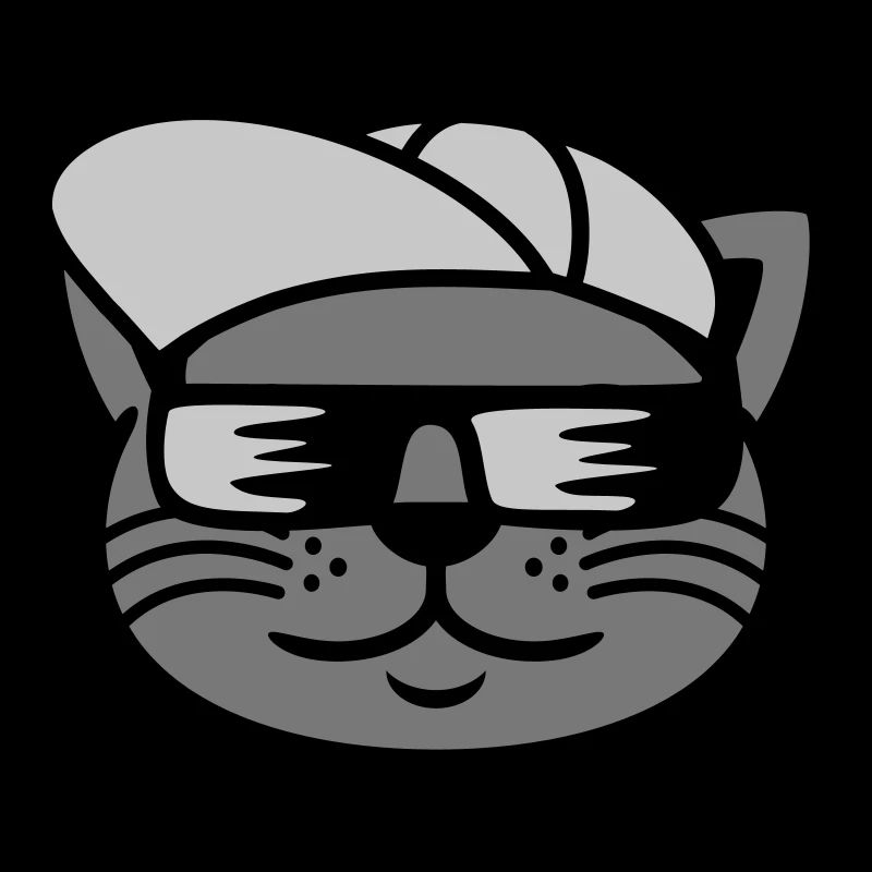Lunettes de soleil chat visage cool