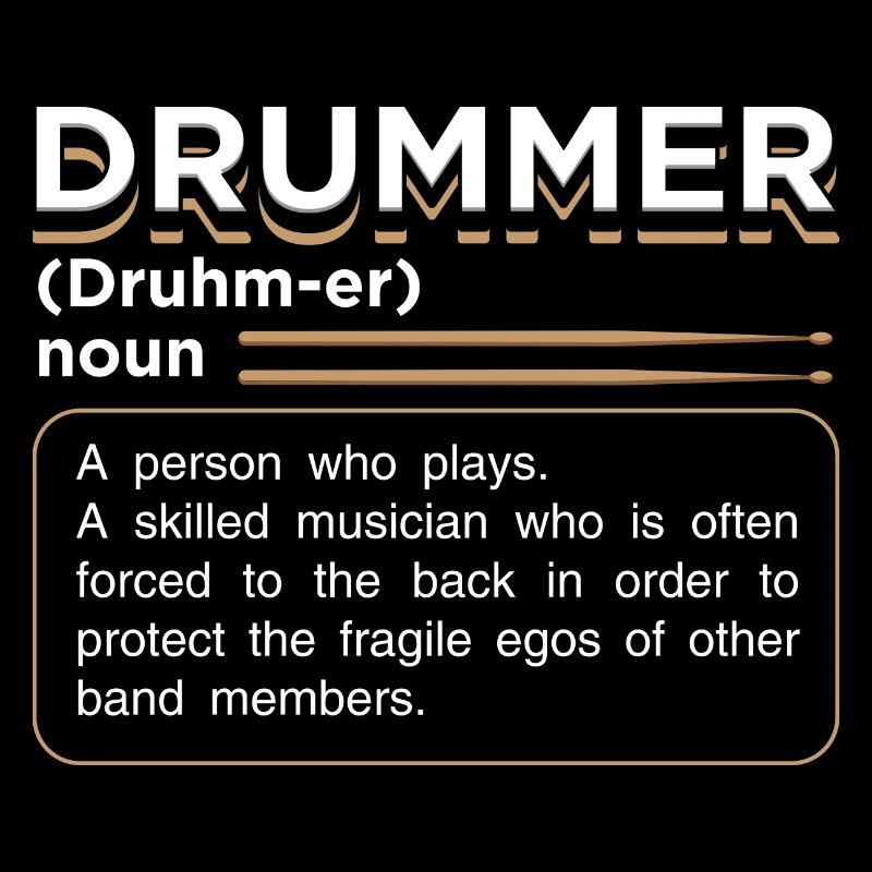 Drummer Definition Schlagzeuger Geschenk