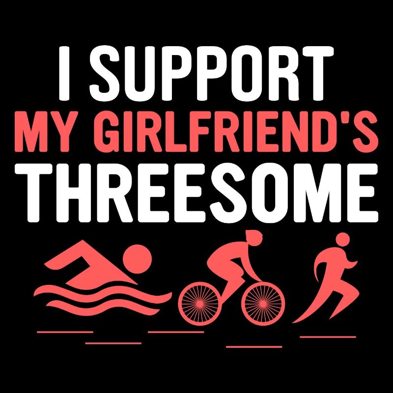 I Support My Girlfriend's Threesome Swim Cycle Run
