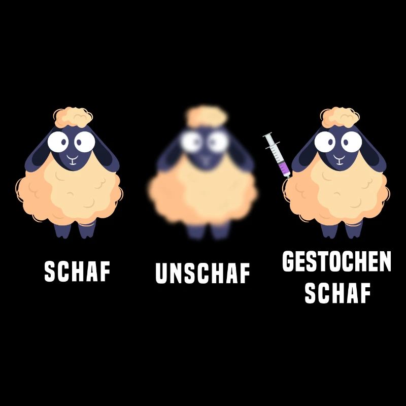 Schaf Unschaf Gestochen Schaf