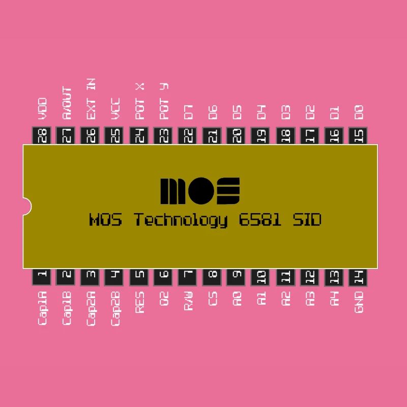 8-Bit Computer SID CHIP MOS6581