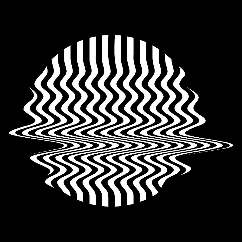 geometric glitched design
