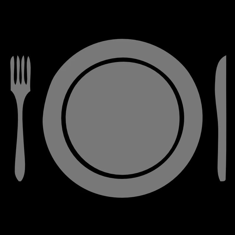 plate fork knife plate fork k