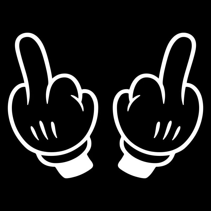 Middle Finger Hand Comic