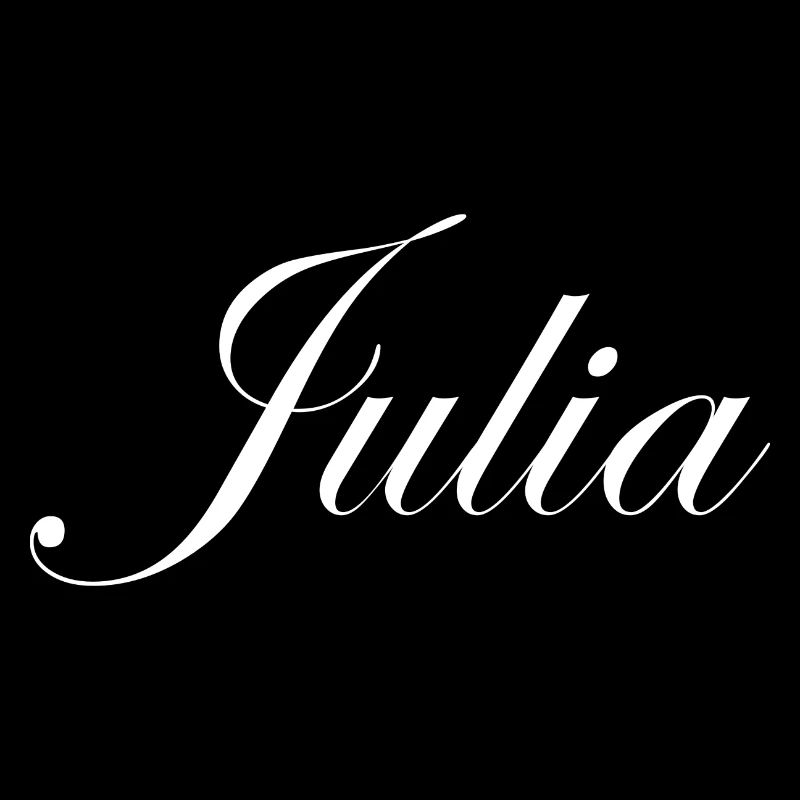 Julia Beautiful Name White