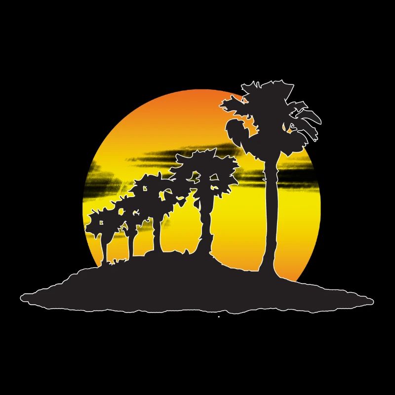 Sunset mit eigenem Text