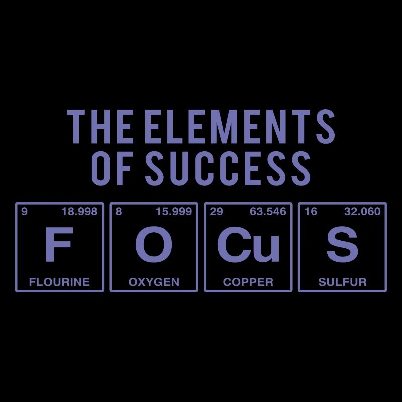 Drôle de dicton: FOCUS - Les éléments du succès